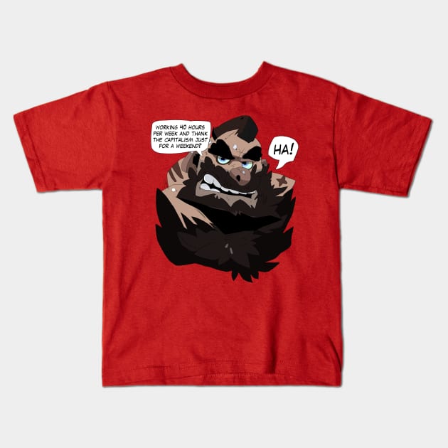 comrade zangief 1 Kids T-Shirt by galgard000